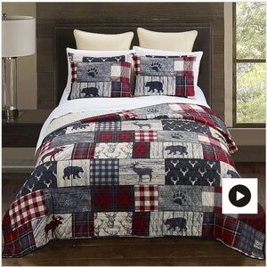 New Donna Sharp Timber Quilt Set